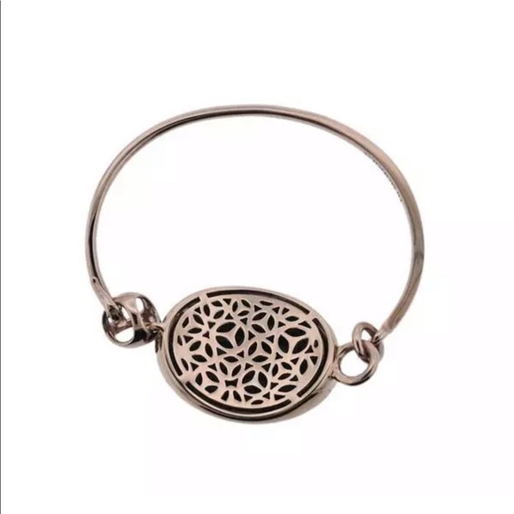 Di Modolo 18k Rose Gold Silver Bangle Bracelet - Picture 6 of 7